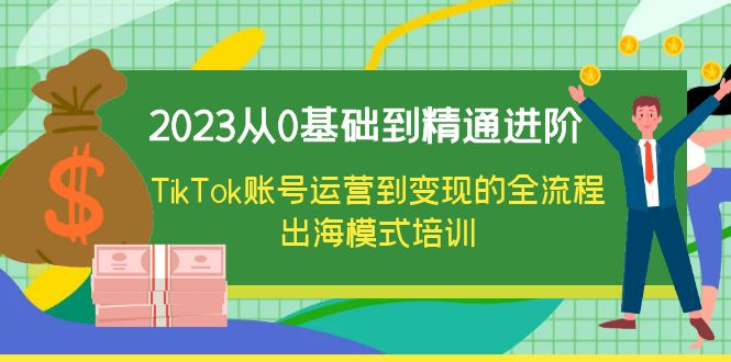 2023从0基础到精通进阶，TikTok账号运营到变现的全流程出海模式培训 - 学咖网-学咖网