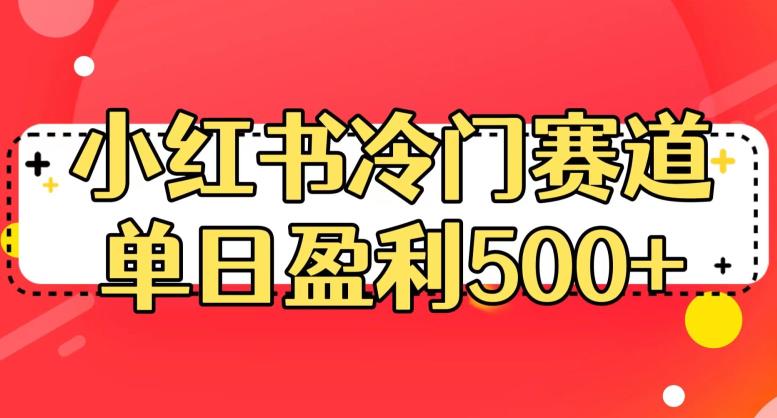 小红书冷门赛道，单日盈利500+【揭秘】 - 学咖网-学咖网