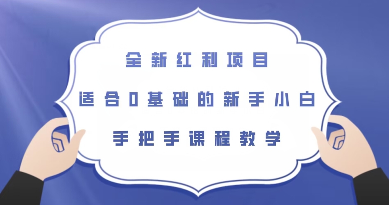 全新红利项目，适合0基础的新手小白，手把手课程教学【揭秘】 - 学咖网-学咖网