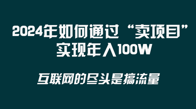 2024年如何通过“卖项目”实现年入100W - 学咖网-学咖网