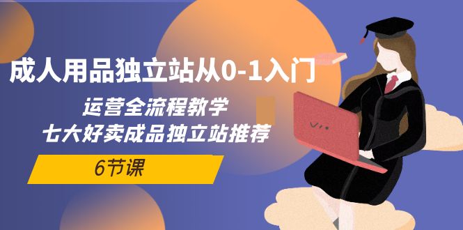 成人用品独立站从0-1入门，运营全流程教学，七大好卖成品独立站推荐-6节课 - 学咖网-学咖网