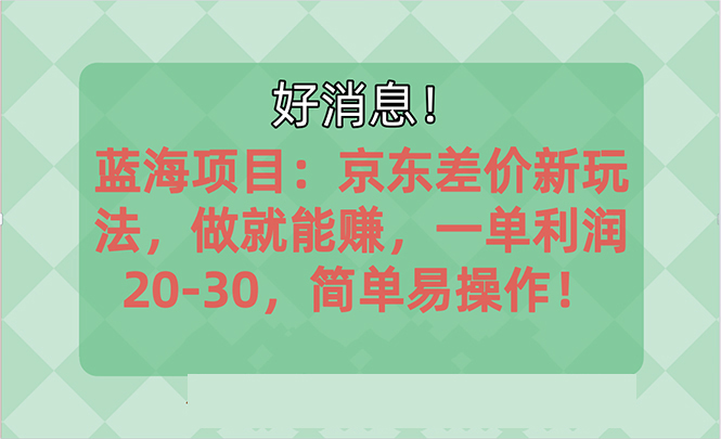 越早知道越能赚到钱的蓝海项目：京东大平台操作，一单利润20-30，简单易操作 - 学咖网-学咖网