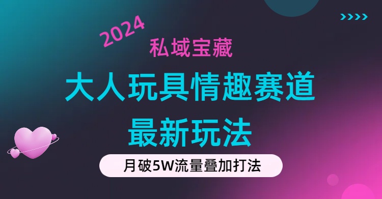 私域宝藏：大人玩具情趣赛道合规新玩法，零投入，私域超高流量成单率高 - 学咖网-学咖网