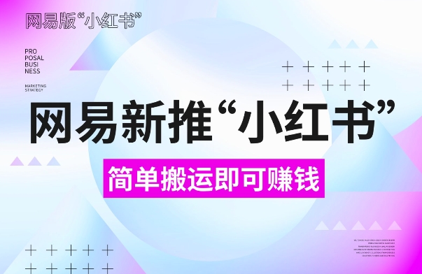 网易官方新推“小红书”，搬运即有收益，新手小白千万别错过(附详细教程) - 学咖网-学咖网