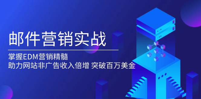 邮件营销实战，掌握EDM营销精髓，助力网站非广告收入倍增，突破百万美金 - 学咖网-学咖网